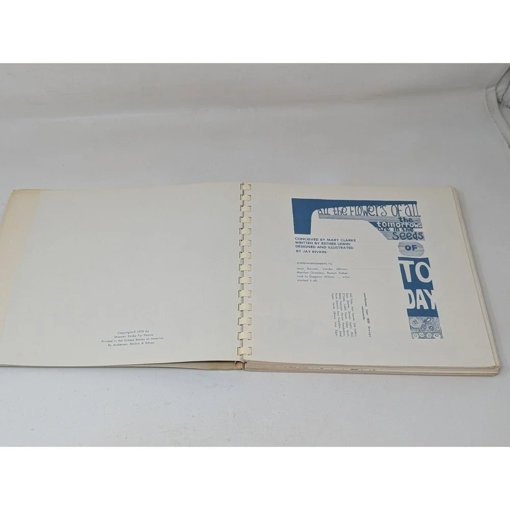 Peace De Resistance Volume 2 Women Strike‎ For Peace Cookbook Los Angeles 1970